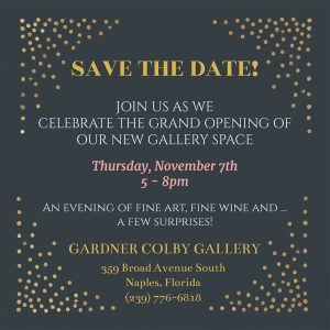 Susan Forrest Castle, Opening Gardner Colby Gallery